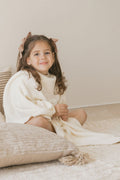Deluxe Ivory Knit Blanket
